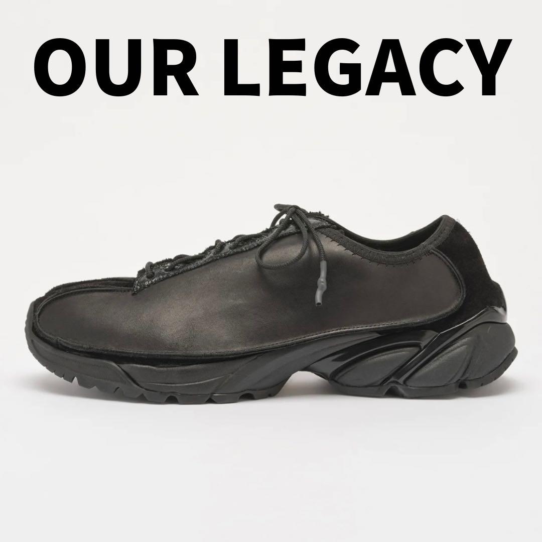 新品未使用】OUR LEGACY 黒レザー スニーカー KLOVE 40サイズ - メルカリ
