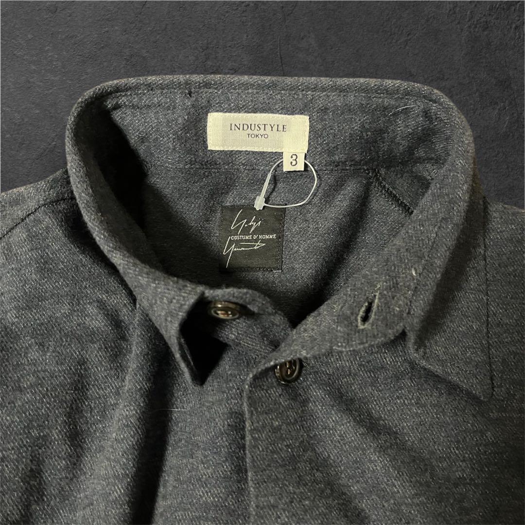 YohjiYamamoto コスチュームドオム ラグラン コットンシャツ