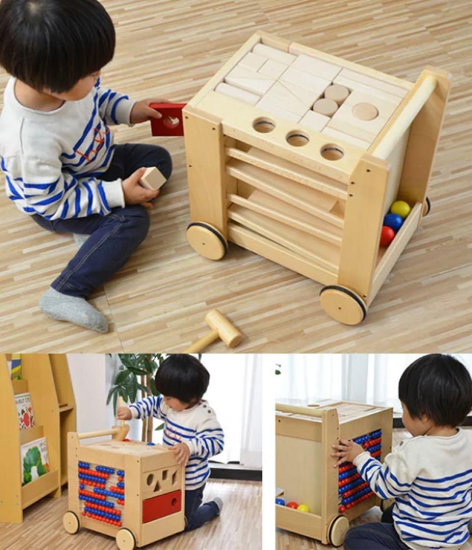 KOIDE ジョイフルワゴン グランパパ 積み木 知育 - メルカリ