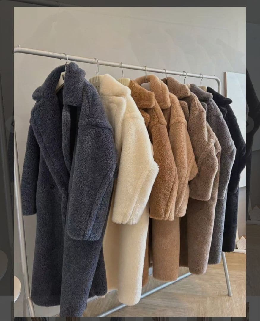 【新品】Rnyroom 　新型ボアコート　グレー 2026年最新】rnyroomの人気アイテム - メルカリ