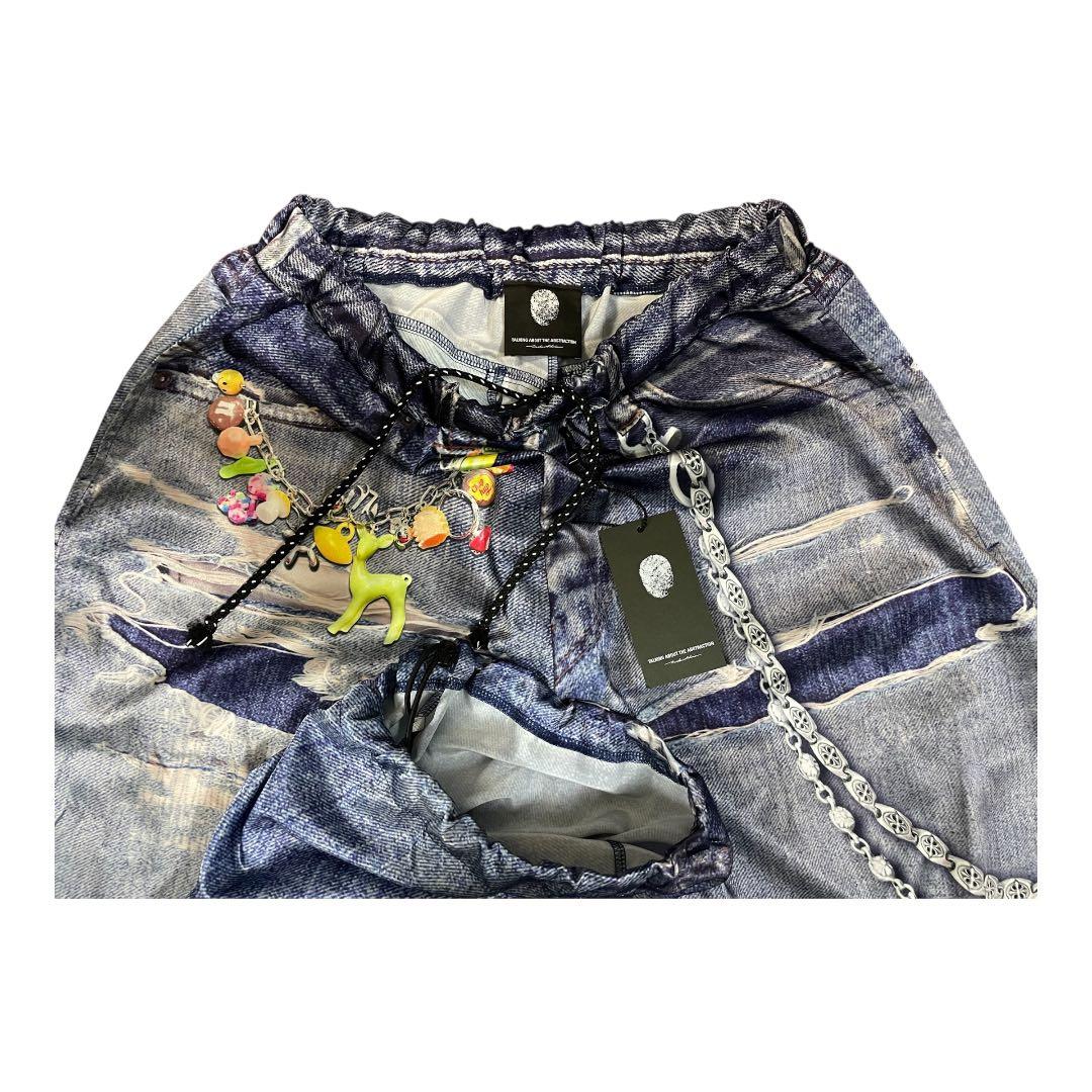 TALKING ABOUT THE ABSTRACTION の転写パンツ L - メルカリ