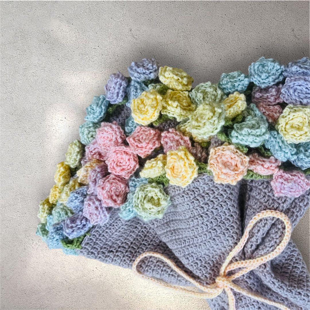 花束ブランケット　レインボーローズ×くすみピンク キラキラピンクローズ 10本の花束 | バラ・生花,ピンクローズ,花束