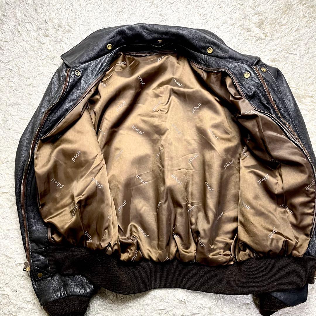 ✨2way/極美品/42インチ✨ショット A-2 G-1 レザージャケット - メルカリ