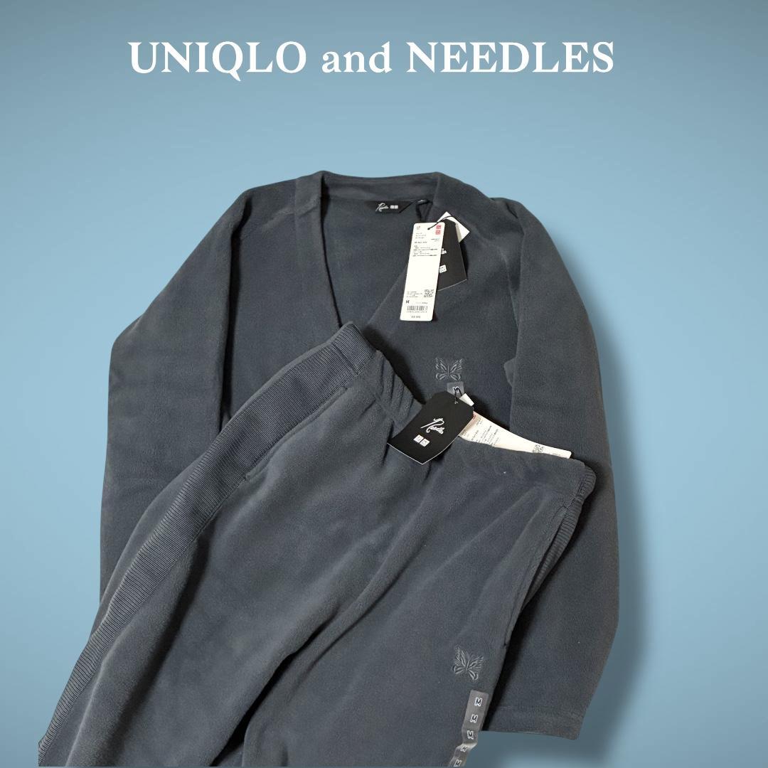 UNIQLO×ニードルズ フリースカーディガンセットアップ 完売品 Mサイズ