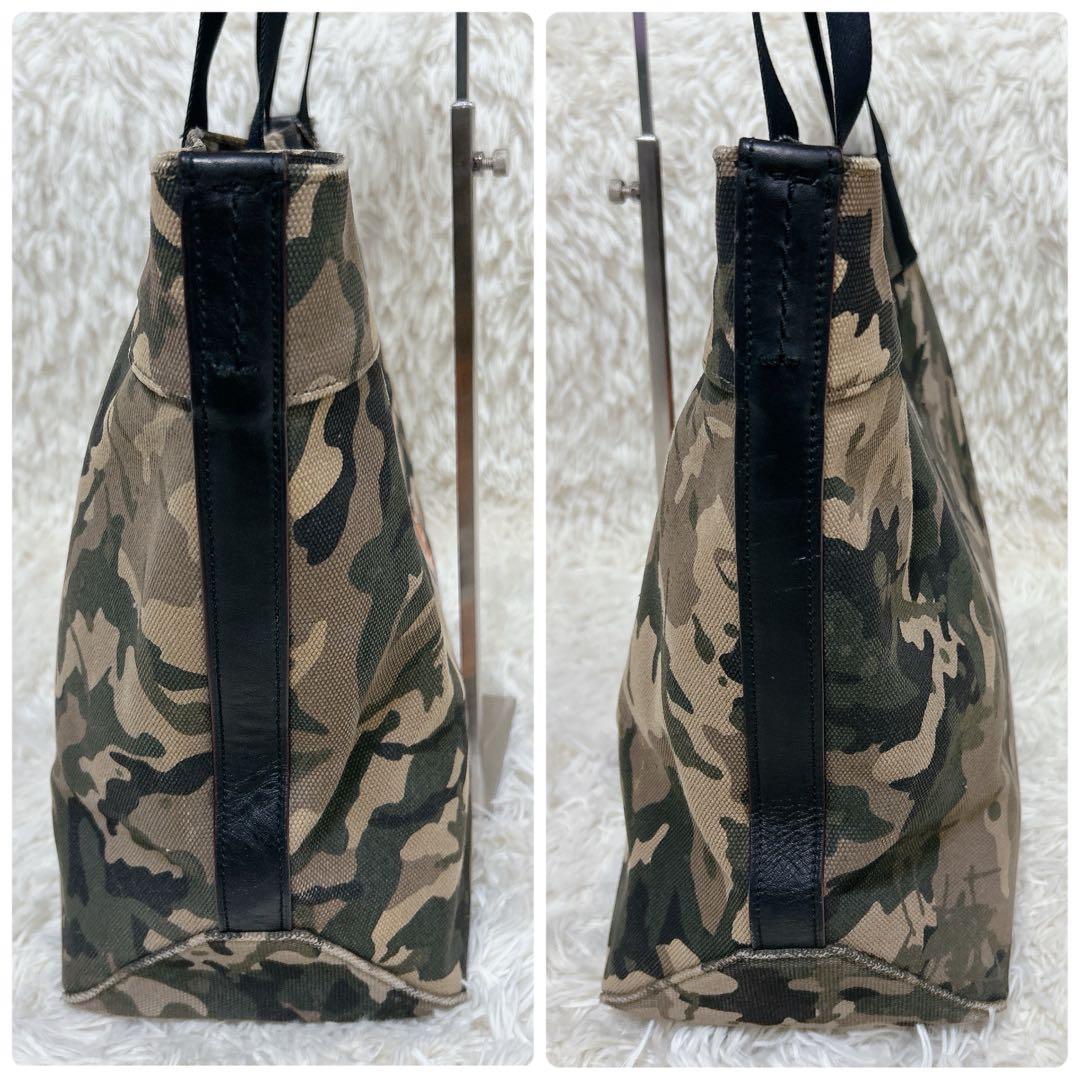 希少美品】COACH×WhisBe コラボ ガミーベア トートバッグ カモフラ