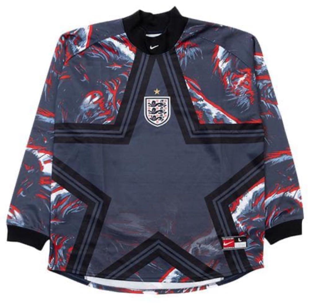 イングランド オーセンティック ゴールキーパー ジャージ 即完売品 L