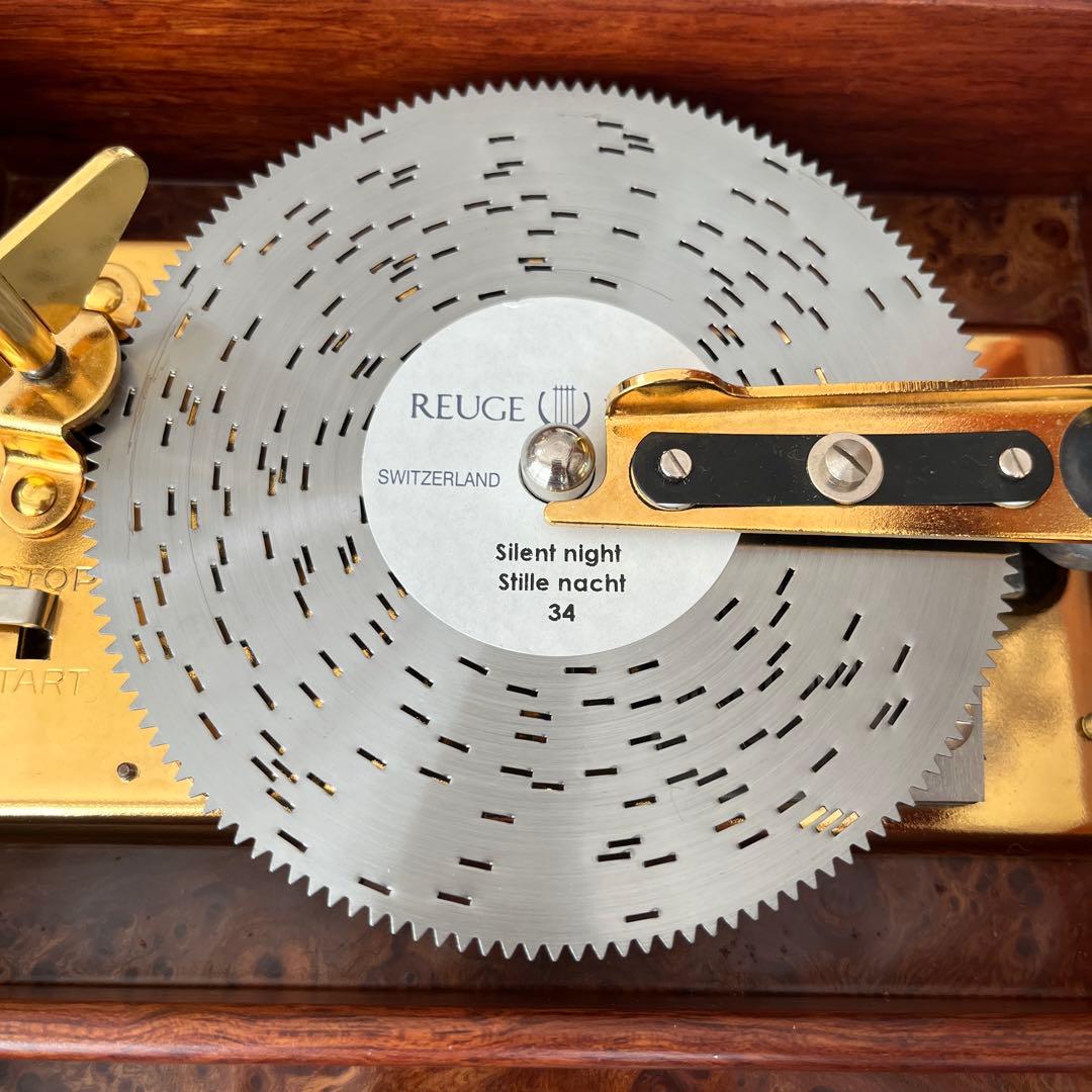 貴重】REUGE MUSIC ディスクオルゴール 音楽ディスク14枚付き