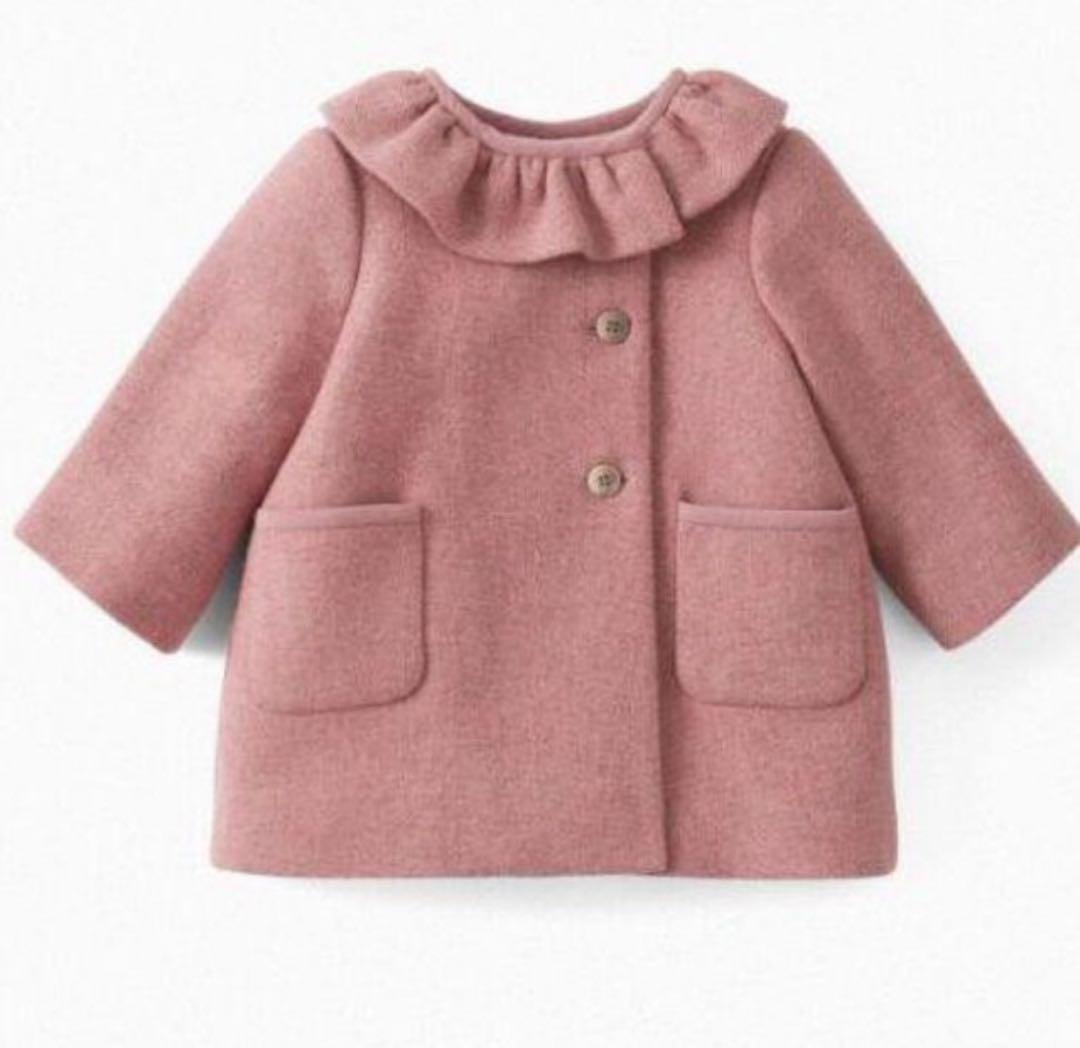 ボンポワン フリル付きピンクジャケット18m - メルカリ