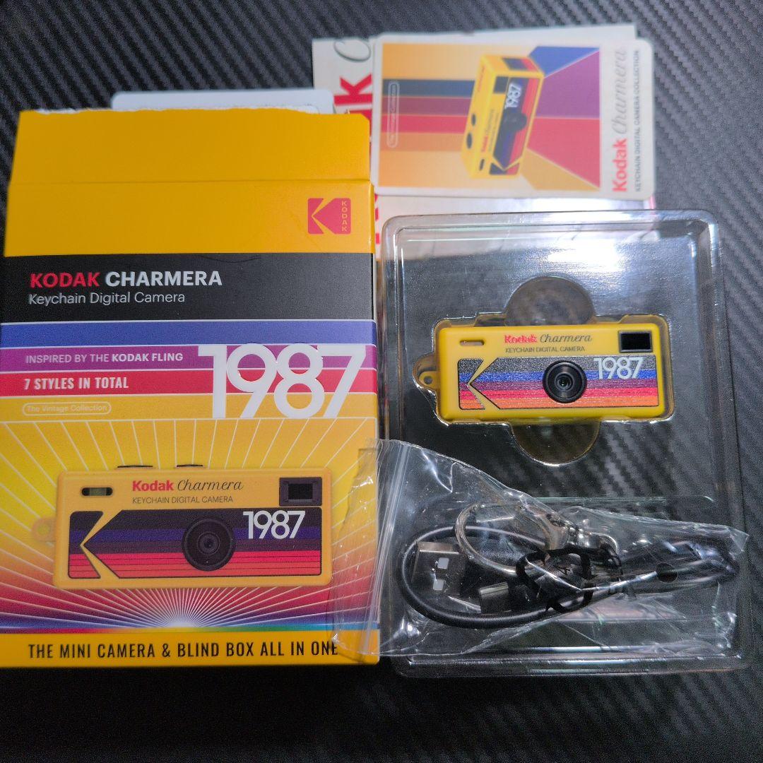 Kodak Charmera 1987 デジタルトイカメラ イエロー Kodak Charmera チャーメラ イエロー 黄色 トイカメラ キーホルダー型