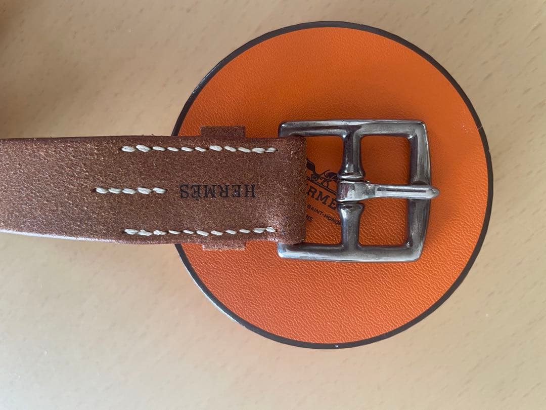 【名作】HERMES エルメス　エトリヴィエール　スエード　ブレスレット　箱付き 名作】HERMES エルメス エトリヴィエール スエード ブレスレット 箱付き