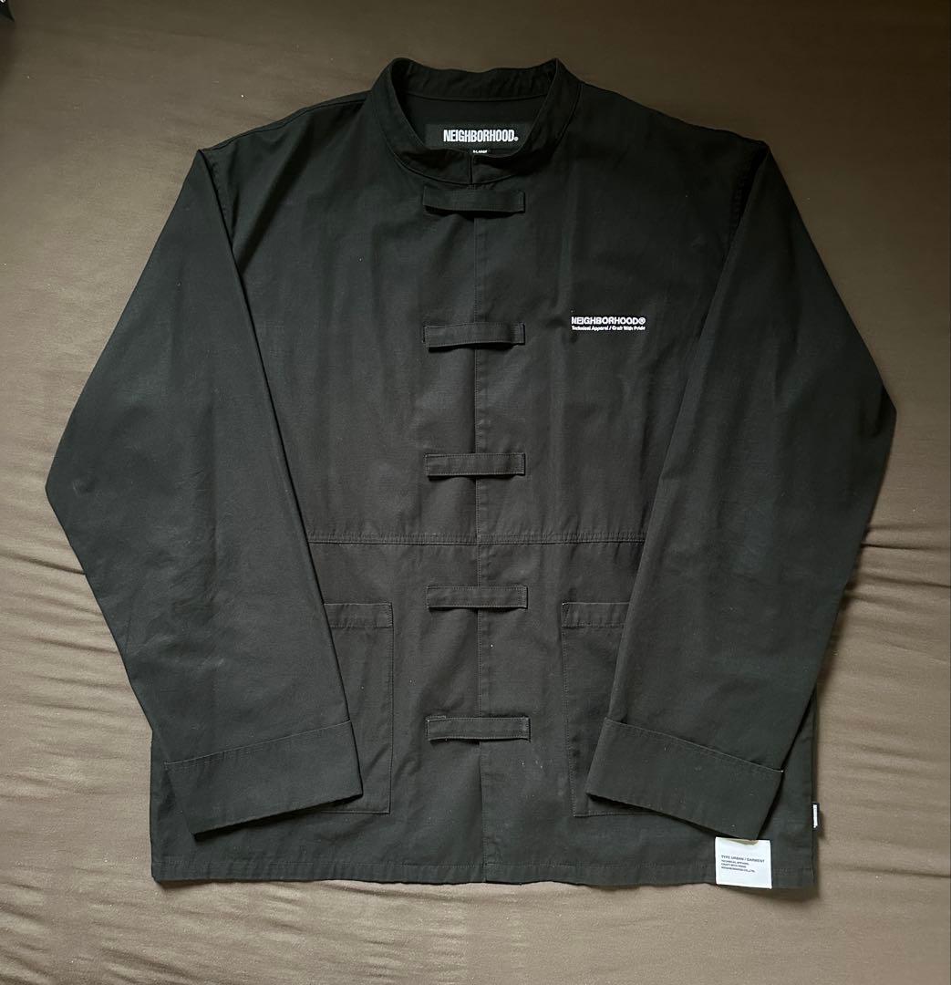 neighborhood 23カンフージャケット XL ブラック 14030034-c.jpg