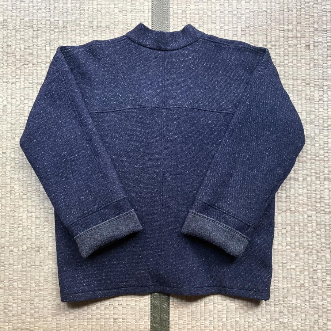 MITTAN 端切半纏 紺杢 サイズ2 ウール 尾州産 - メルカリ