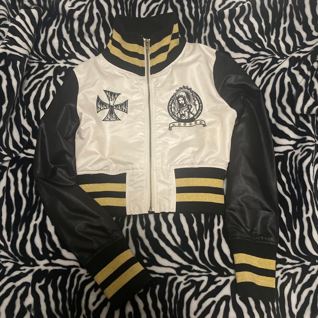 d.i.a. スカジャン　刺繍　マリア　ジャケット　平成ギャル RUDE GALLERY（ルードギャラリー） マリア スカジャン MARIA SOUVENIR