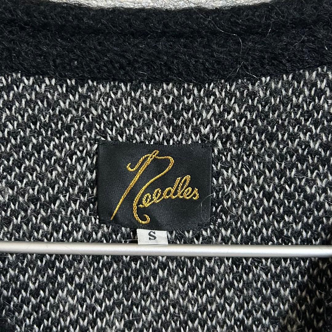 END. NEEDLES BLACK JACK モヘアカーディガン S 22aw