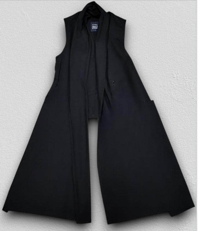 LIMI feu リミフゥ 定番商品 ウールギャバジンベスト ヨウジヤマモト