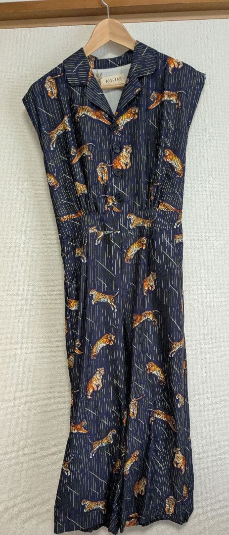 palava　ジャンプスーツ　オールインワン　サイズ6 THE PAUSE オールインワン 「THE PAUSE」テーラーカラージャンプスーツ