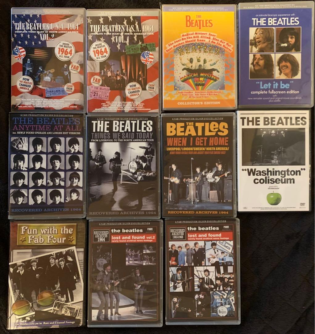 THE BEATLES ビートルズ　レア映像DVD　全18枚プレス盤　送料無料 ビートルズ / “シェア・スタジアム” 高画質映像ニューマスター