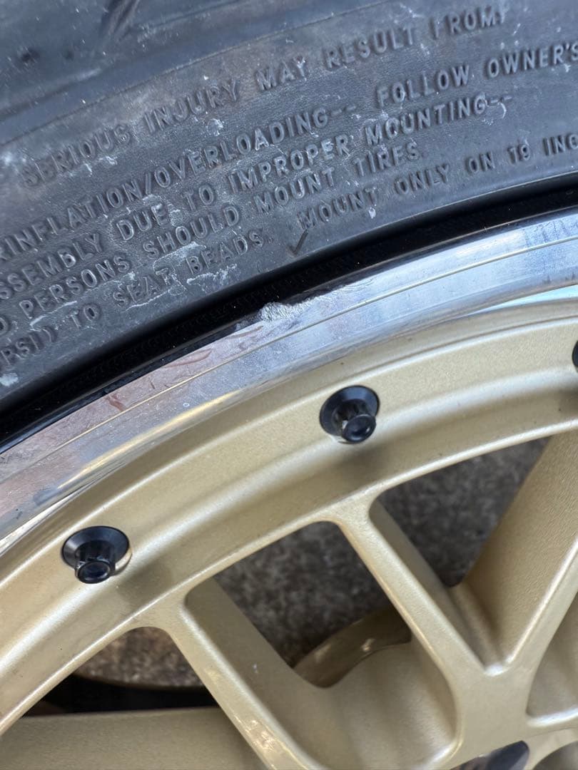 BBS LM 19インチ　7.5J pcd114.3 タイヤ215/35/19