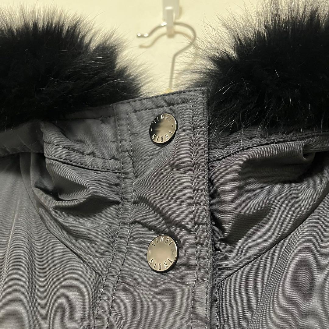 美品 23区 モッズコート LIMONTA ライナー ブラック38 ファーコート