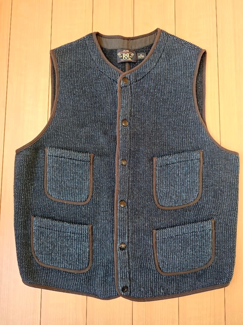 B*s様 RRL INDIGO VEST インディゴベスト Double RL(RRL) Indigo Beach Vest ダブルアールエル インディゴ