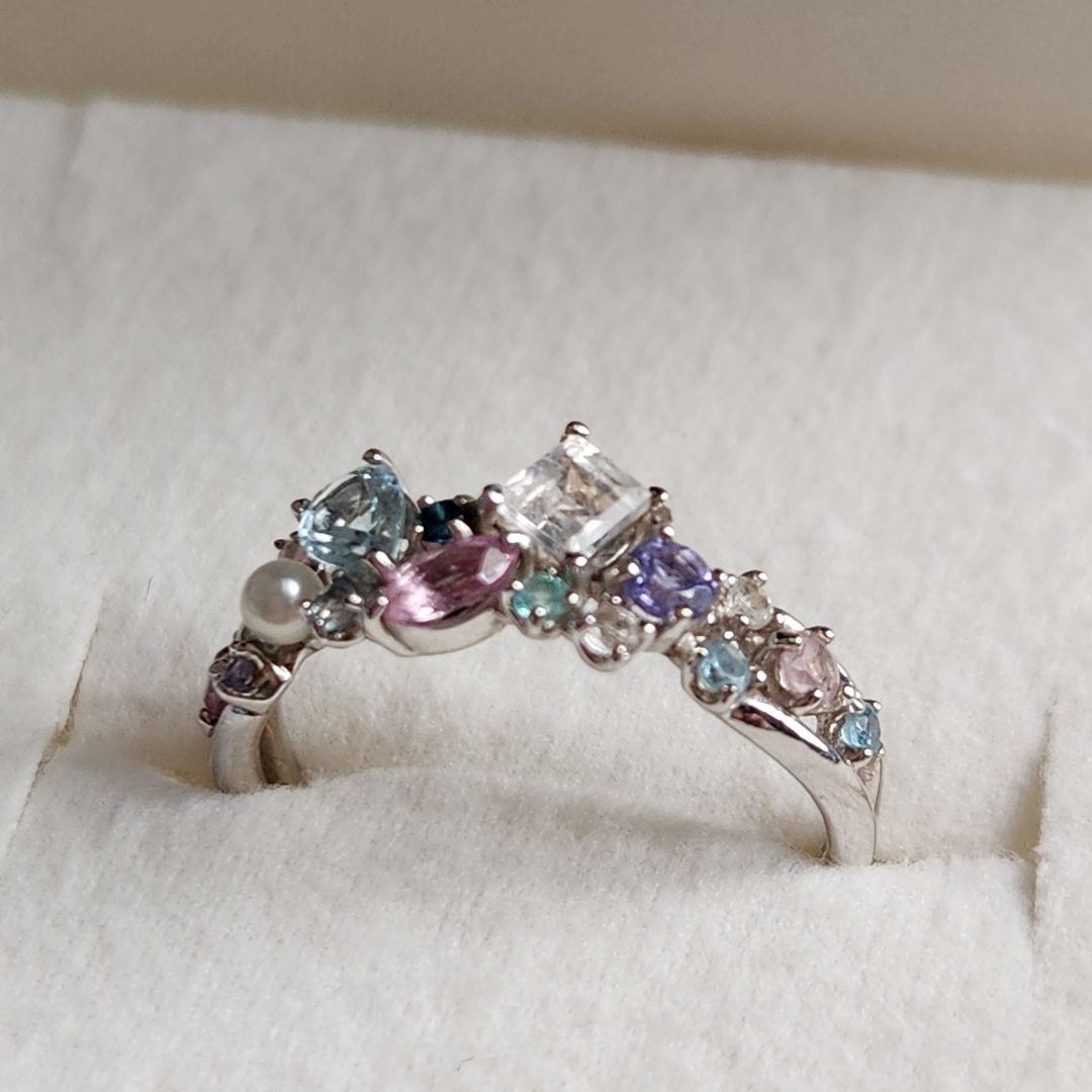 ビズー K18スノールナコフレWG 9号箱保証書付き - メルカリ