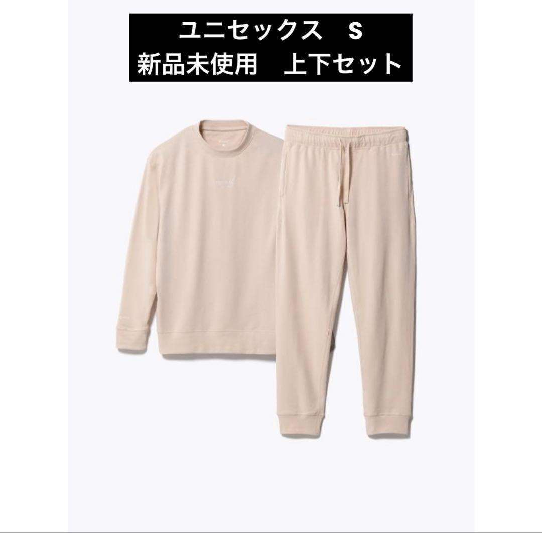 バクネ　ベージュ ユニセックスS 上下セット ナノ・ユニバースから疲労回復を促すリカバリースリープウェア「BAKUNE