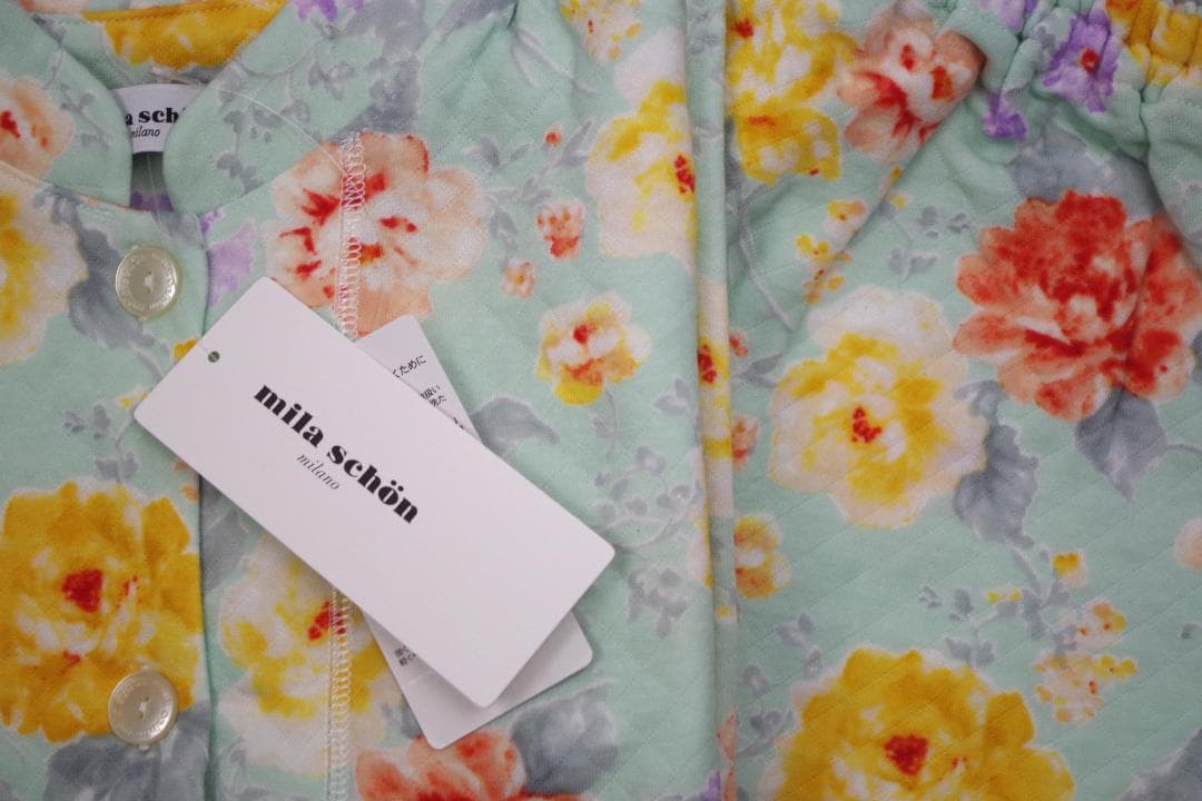 新品】ミラショーン 秋冬物 中わた入りキルトニットパジャマ(M)