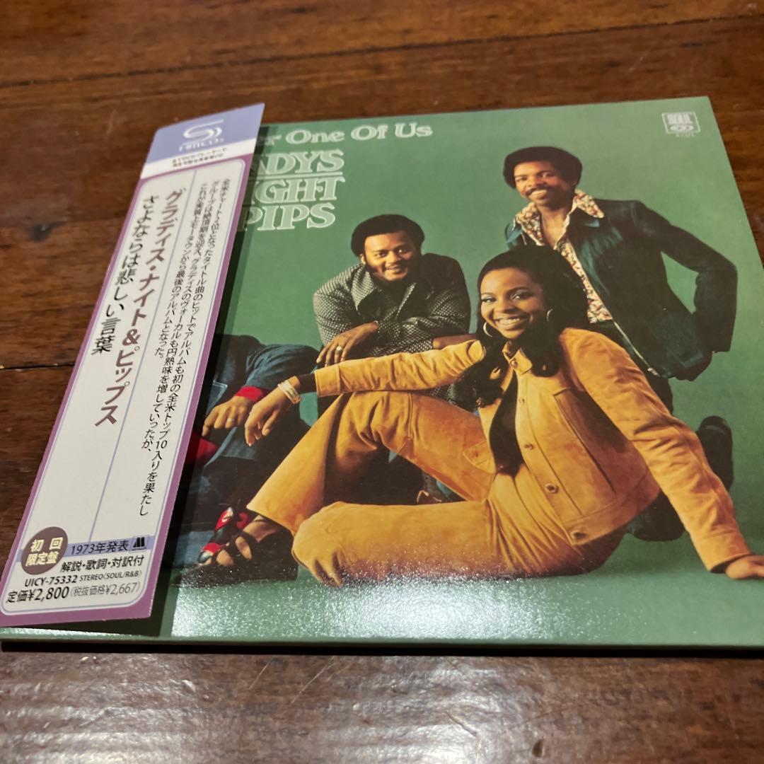 高音質SHM-CD】グラディスナイト&ピップス/さよならは悲しい言葉/紙