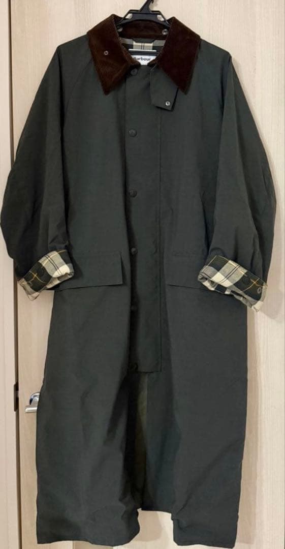 美品】Barbour ニュー バーレー オーバーサイズ 別注 ノンオイル 38