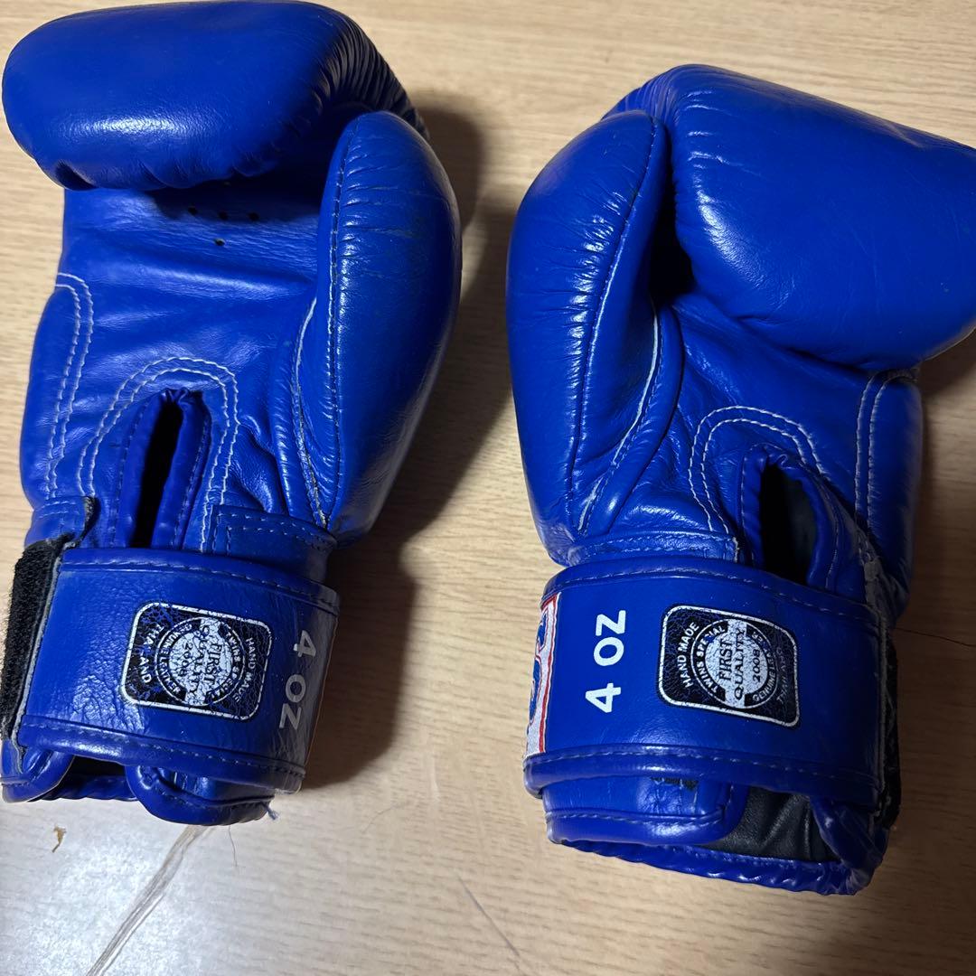 TWINS SPECIAL ボクシンググローブ 4 OZ 青 - メルカリ