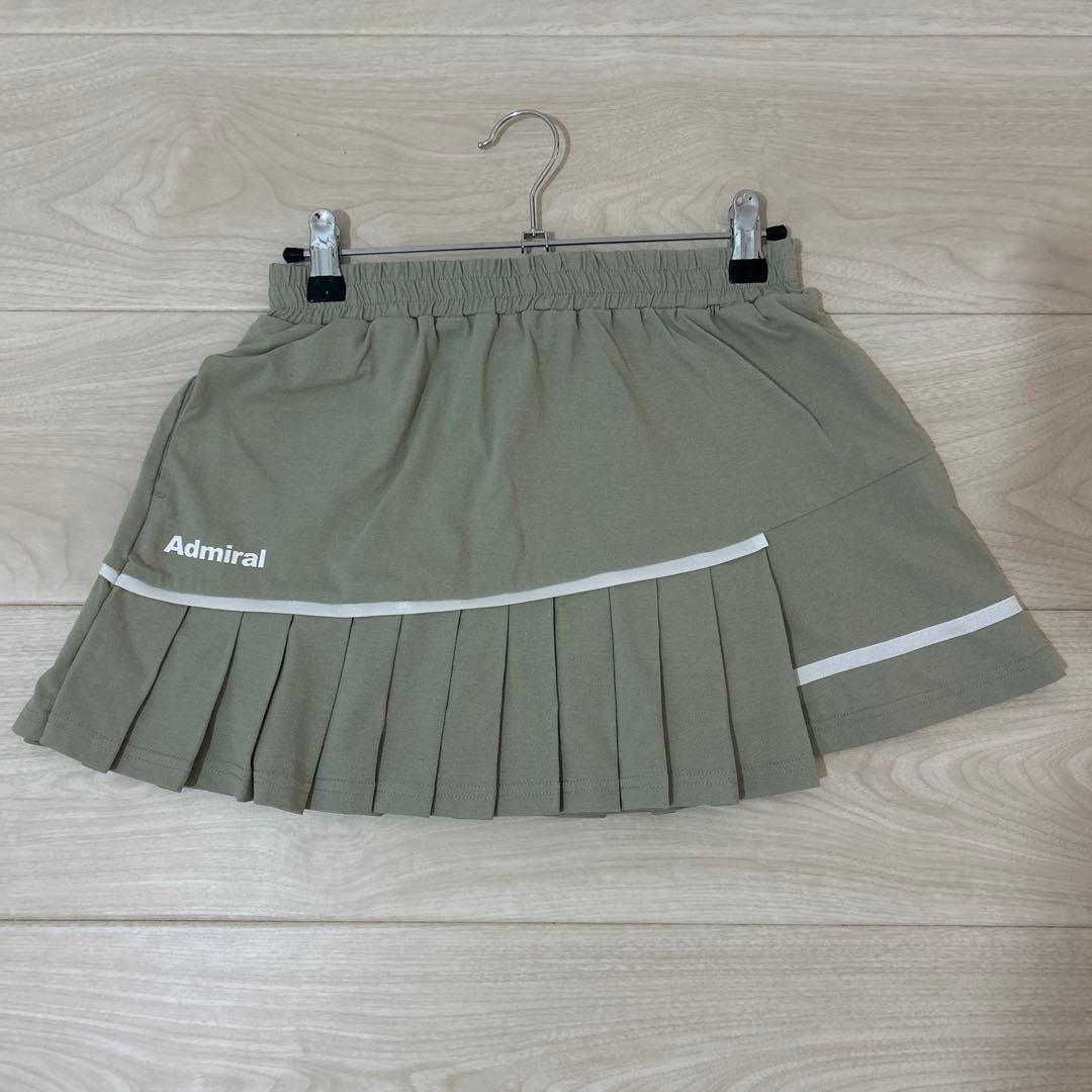 Admiral プリーツスカート　M ランダムロゴ プリーツヘムスカート ADLA432 – ADMIRAL