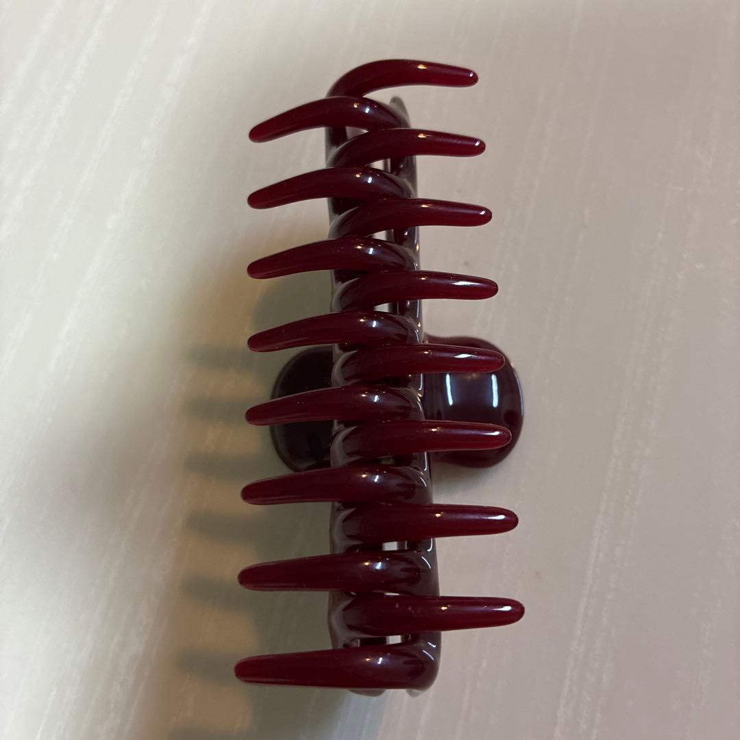 大人気【Undo Hairware】No. 4 Claw クリップ ボルドー 新品未使用