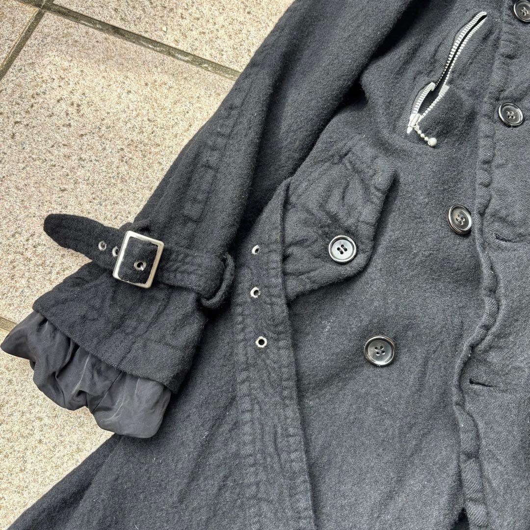 ジュンヤワタナベ コムデギャルソンマン 縮絨 トレンチコート - メルカリ