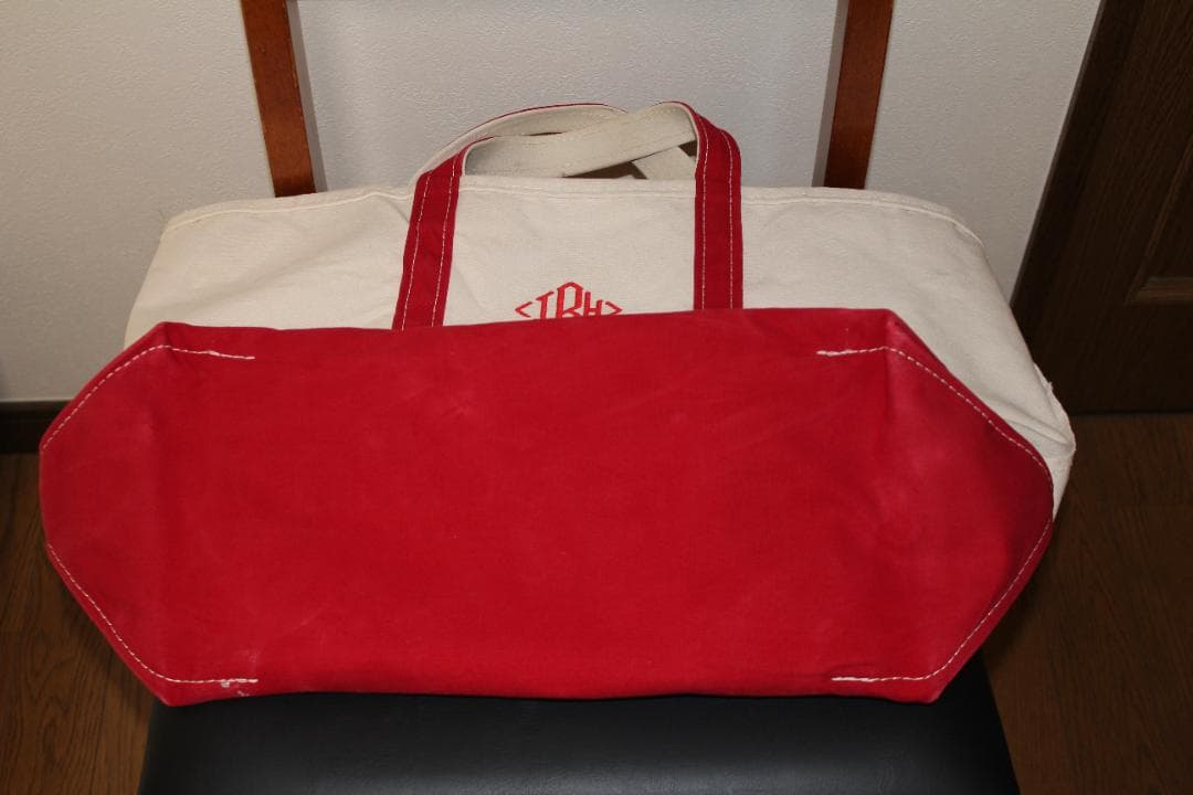 L.L.Bean トートバッグ 90s USA製 XL 赤刺繍入り