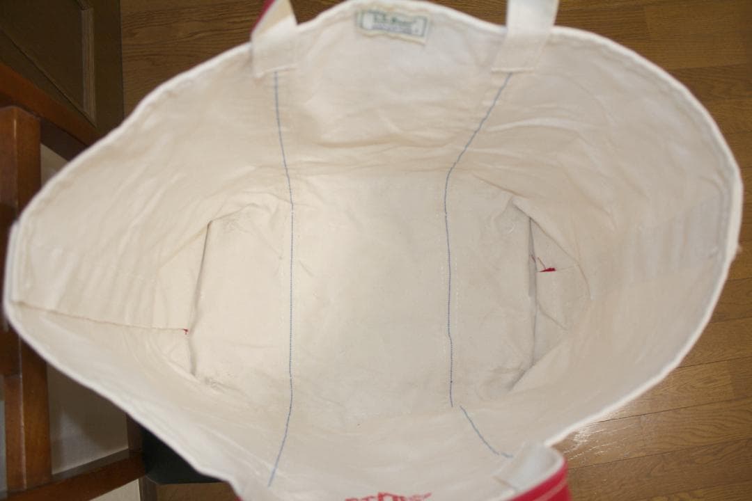 L.L.Bean トートバッグ 90s USA製 XL 赤刺繍入り