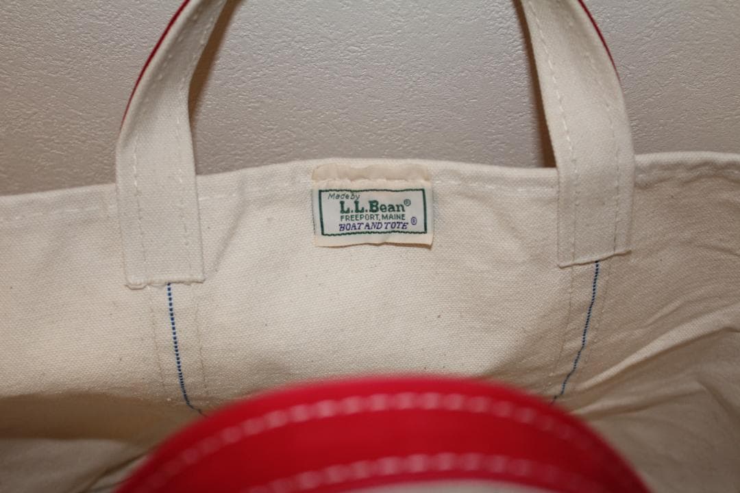 L.L.Bean トートバッグ 90s USA製 XL 赤刺繍入り