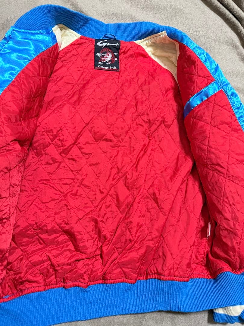 GUMU vintage 虎 鷲 日本限定 スカジャン サテン unisex - メルカリ