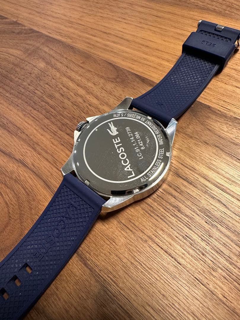 《使用済み》LACOSTEネイビー 腕時計
