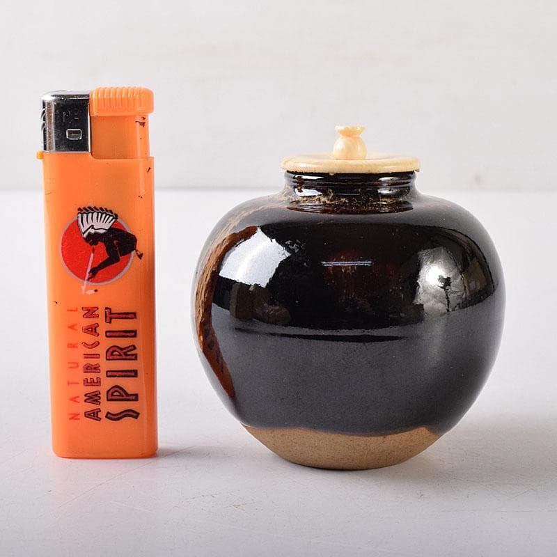 茶道具 京焼 桶谷定一作 文琳 茶入 共箱 V 8177 - メルカリ