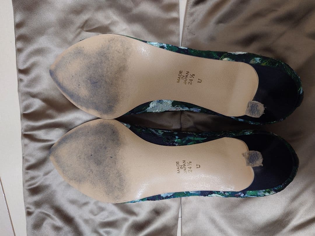 DIANA ダイアナ ルノワール 絵画シリーズ パンプス 24.5cm クロ