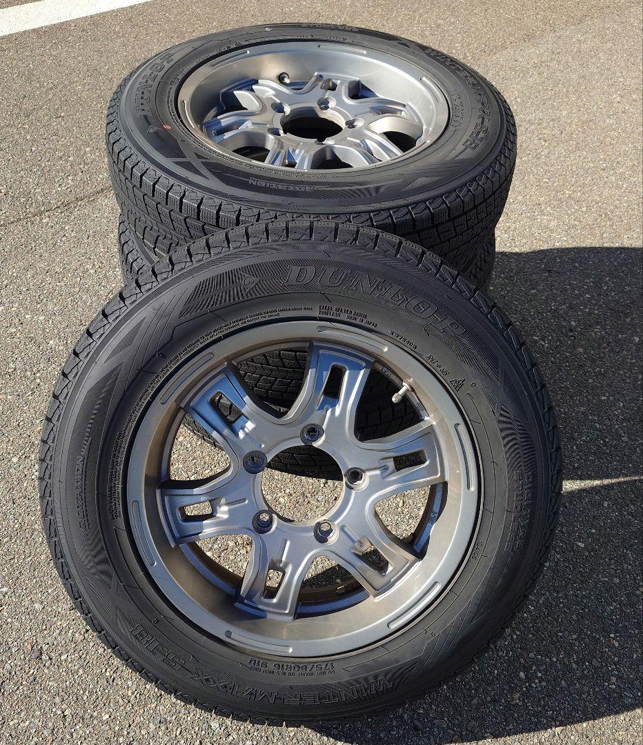 ジムニー　スタッドレスタイヤ ・ホイールセット 新品】ジムニーシエラ スタッドレスタイヤ ホイール4本セット 215