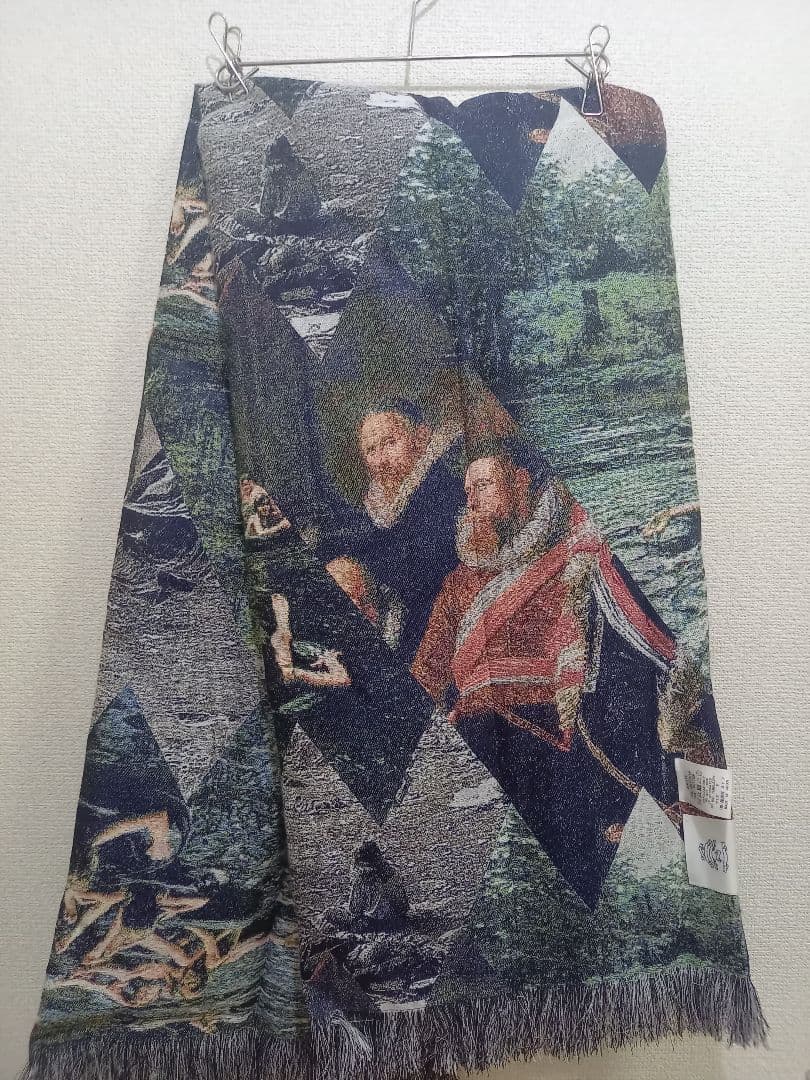 STOF ストフ ストール メンズ22AW Flagments JQ stole