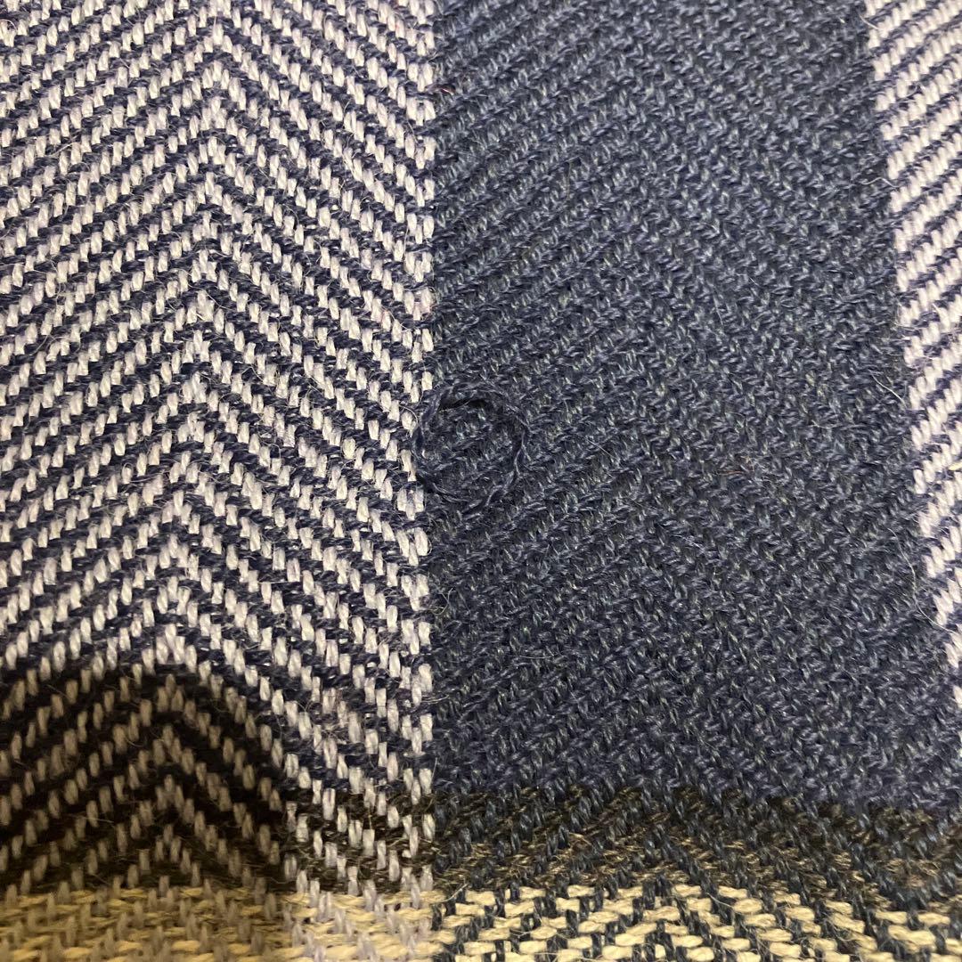 THE INOUE BROTHERS 大判アルパカマフラー ネイビー ビームス - メルカリ