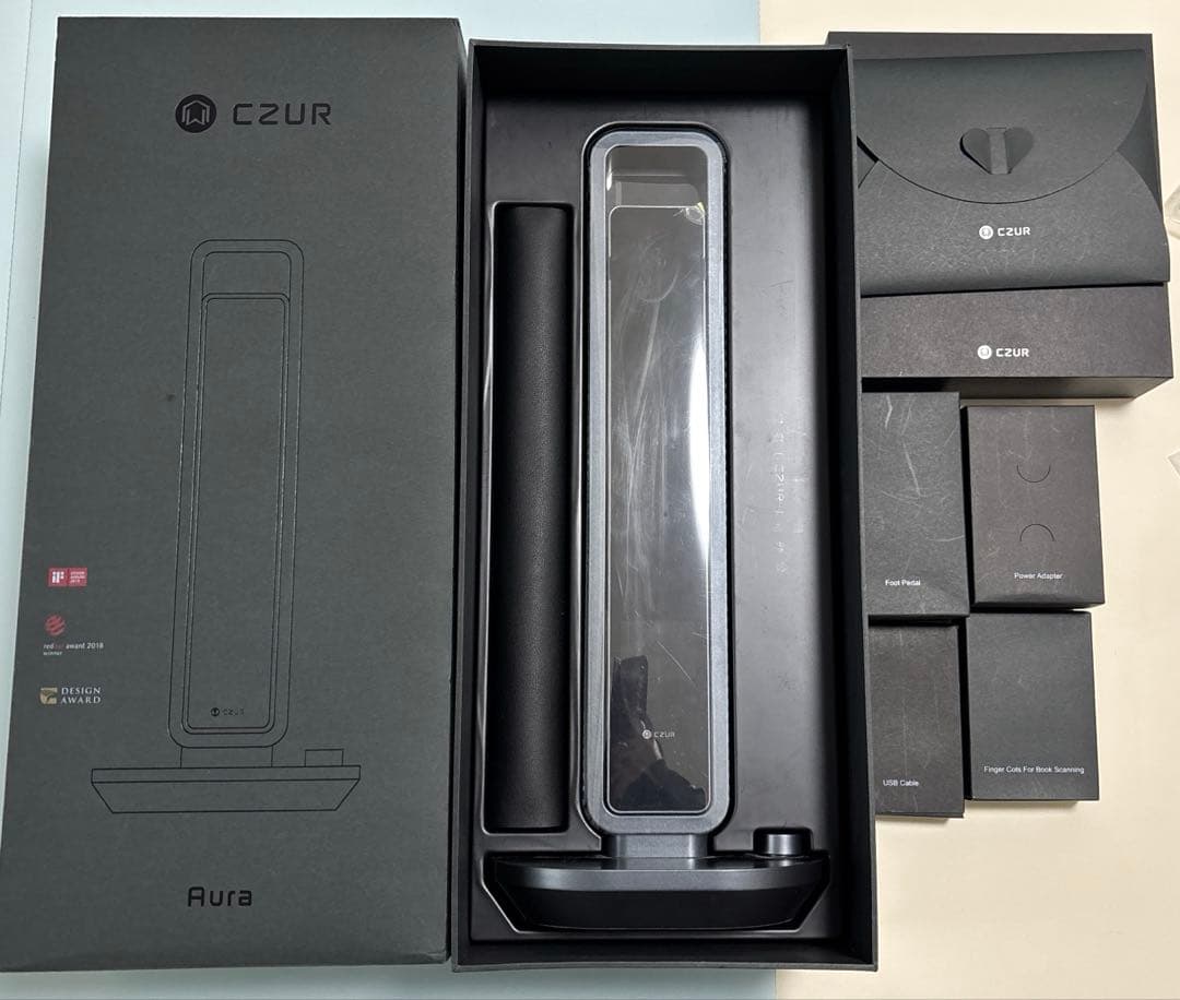 CZUR Aura Pro A3対応 高速スキャナー Amazon | CZUR Aura Pro ドキュメントスキャナー 非裁断 非破壊 ブック