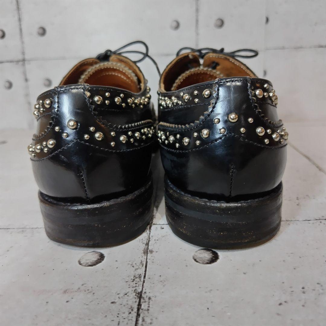 チャーチ BURWOOD スタッズ 37 黒 ウィングチップ バーウッド - メルカリ