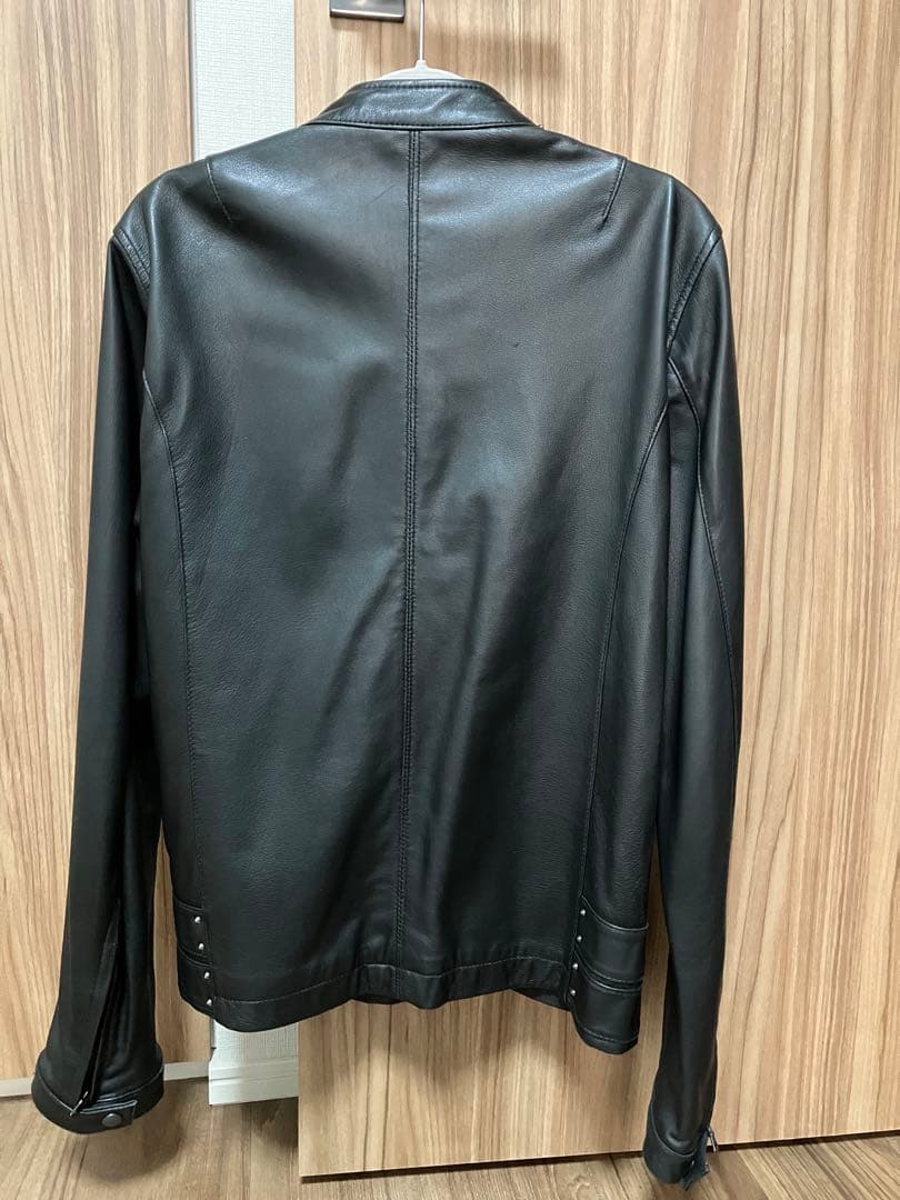 WIZZARD ブラックレザーシングルライダースジャケット