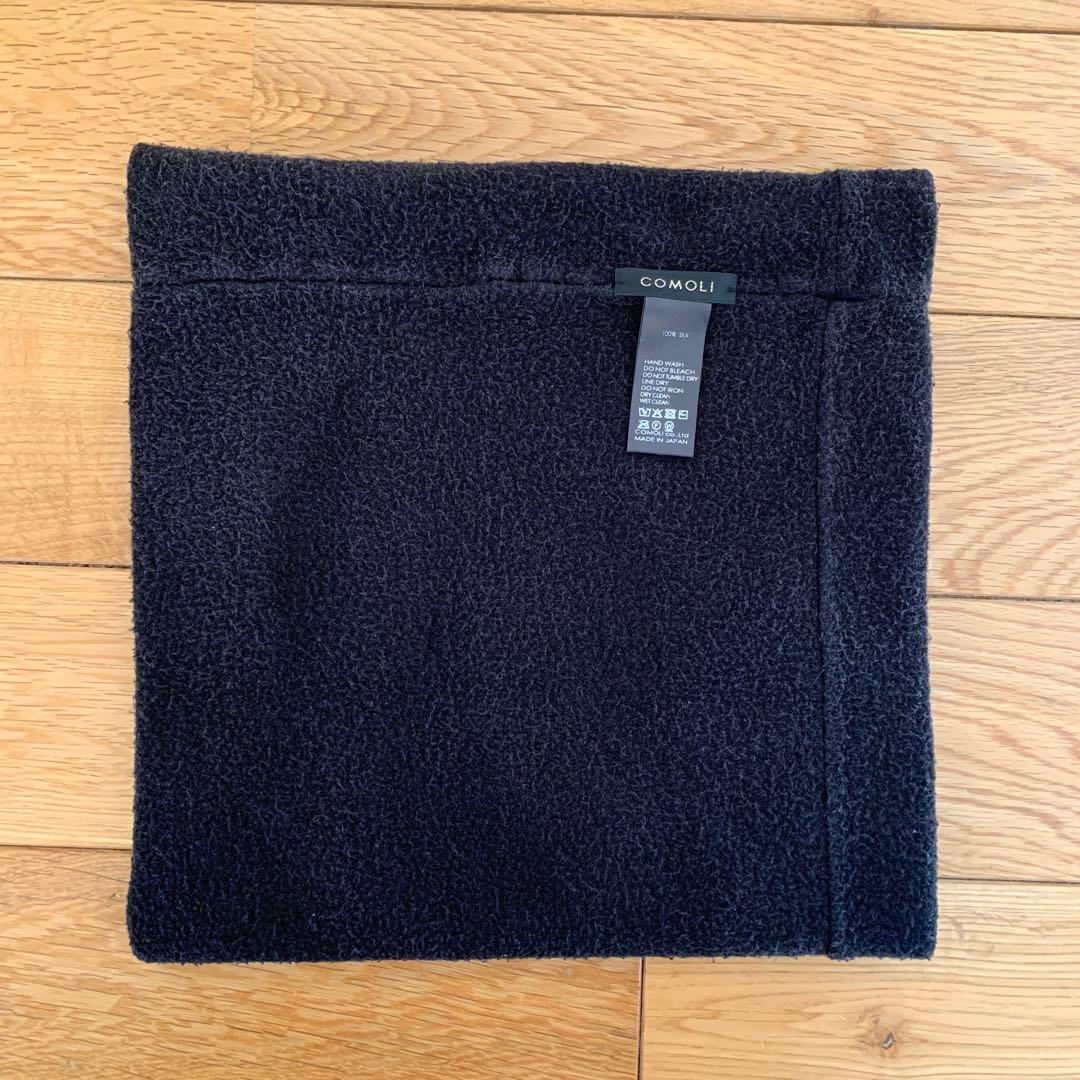 comoli 25AW コモリ シルクフリース ネックウォーマー
