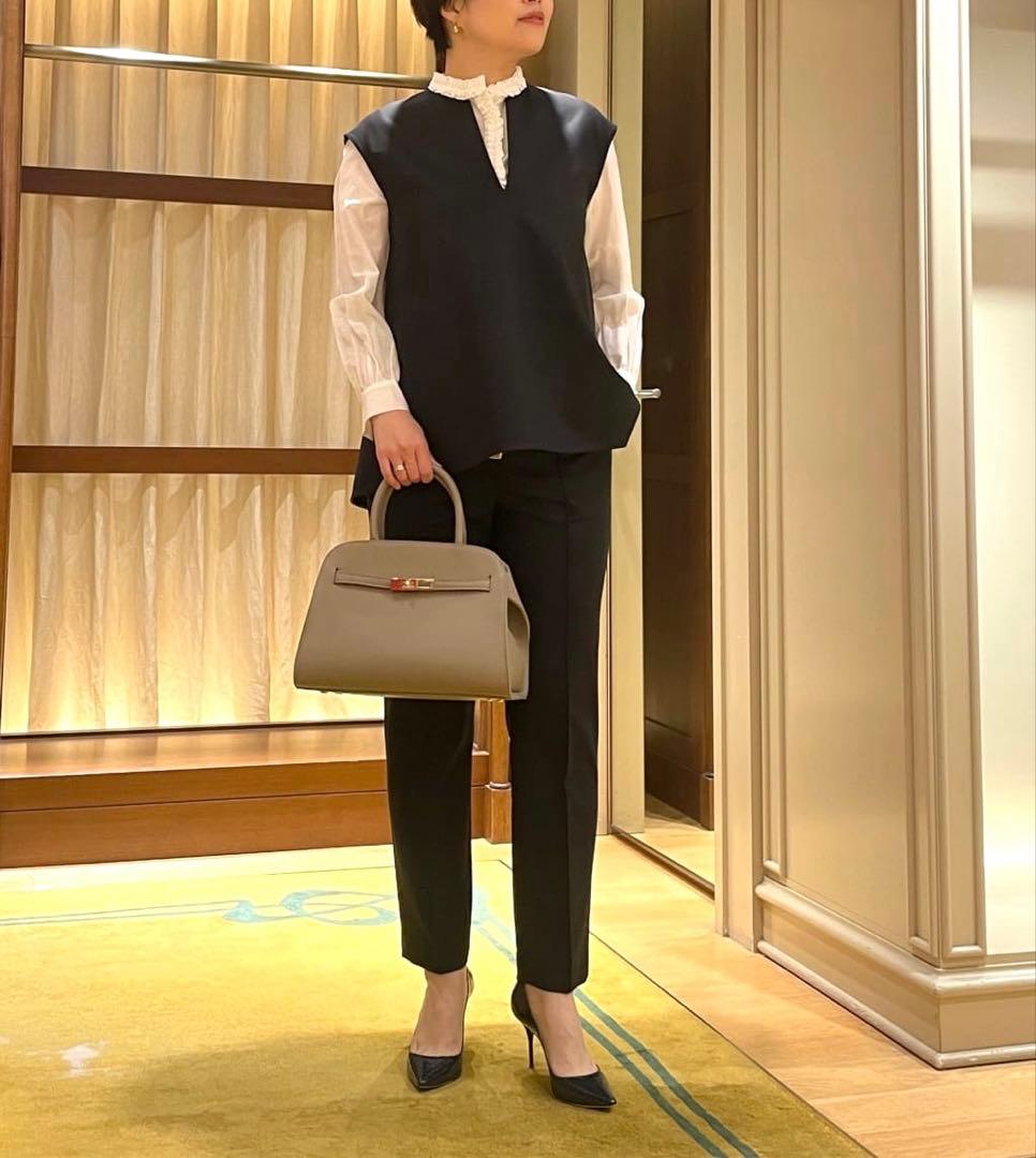 新品25ss トゥモローランド スーパーウールウィーヴ レイヤード