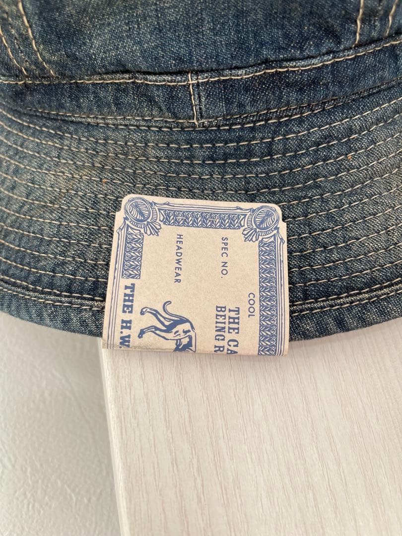 帽子 THE H.W.DOG&CO Vintage Denim Fatigue Hat