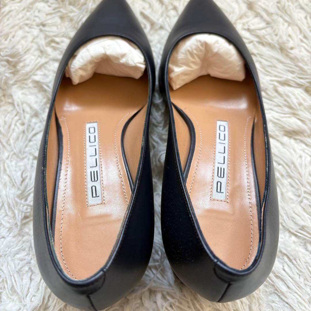 極美品　PELLICO ペリーコ　NEBI パンプス　ネイビー　22.5cm 箱